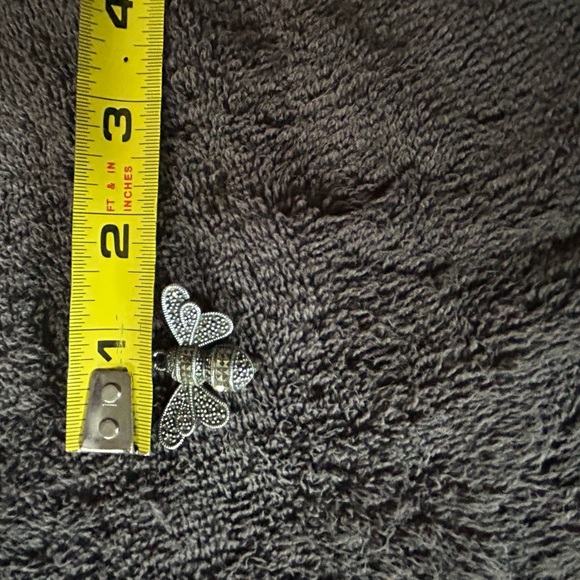 Judith Jack Sterling Silver, Marcasite Pin - Picture 2 of 3